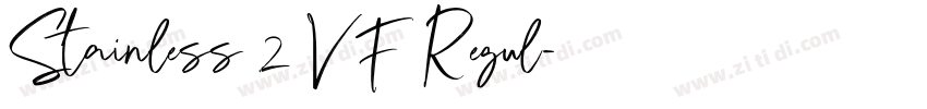 Stainless 2 VF Regul字体转换 Stainless 2 VF Regul字体转换